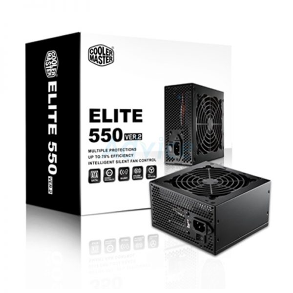 Power Cooler Master 550W – ELITE Fan 12cm - Ngôi Sao Sáng Computer