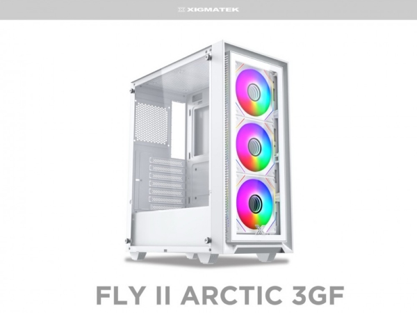 Vỏ máy tính XIGMATEK FLY II ARTIC 3GF (EN44670)